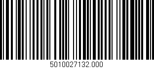 Código de barras (EAN, GTIN, SKU, ISBN): '5010027132.000'