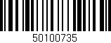 Código de barras (EAN, GTIN, SKU, ISBN): '50100735'