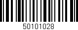 Código de barras (EAN, GTIN, SKU, ISBN): '50101028'