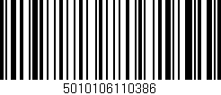 Código de barras (EAN, GTIN, SKU, ISBN): '5010106110386'