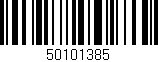 Código de barras (EAN, GTIN, SKU, ISBN): '50101385'