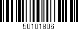 Código de barras (EAN, GTIN, SKU, ISBN): '50101806'