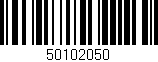 Código de barras (EAN, GTIN, SKU, ISBN): '50102050'