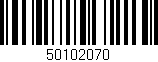 Código de barras (EAN, GTIN, SKU, ISBN): '50102070'