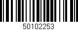 Código de barras (EAN, GTIN, SKU, ISBN): '50102253'