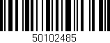 Código de barras (EAN, GTIN, SKU, ISBN): '50102485'