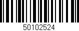 Código de barras (EAN, GTIN, SKU, ISBN): '50102524'