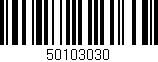 Código de barras (EAN, GTIN, SKU, ISBN): '50103030'