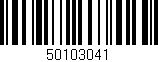 Código de barras (EAN, GTIN, SKU, ISBN): '50103041'