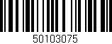 Código de barras (EAN, GTIN, SKU, ISBN): '50103075'