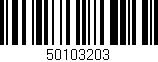 Código de barras (EAN, GTIN, SKU, ISBN): '50103203'