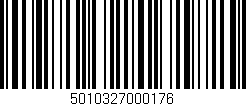Código de barras (EAN, GTIN, SKU, ISBN): '5010327000176'