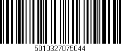 Código de barras (EAN, GTIN, SKU, ISBN): '5010327075044'