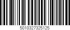 Código de barras (EAN, GTIN, SKU, ISBN): '5010327325125'