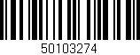 Código de barras (EAN, GTIN, SKU, ISBN): '50103274'