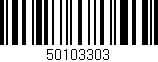 Código de barras (EAN, GTIN, SKU, ISBN): '50103303'