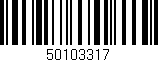 Código de barras (EAN, GTIN, SKU, ISBN): '50103317'
