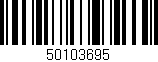 Código de barras (EAN, GTIN, SKU, ISBN): '50103695'