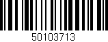 Código de barras (EAN, GTIN, SKU, ISBN): '50103713'