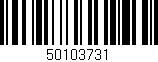 Código de barras (EAN, GTIN, SKU, ISBN): '50103731'