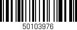 Código de barras (EAN, GTIN, SKU, ISBN): '50103976'