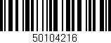 Código de barras (EAN, GTIN, SKU, ISBN): '50104216'