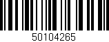 Código de barras (EAN, GTIN, SKU, ISBN): '50104265'