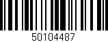 Código de barras (EAN, GTIN, SKU, ISBN): '50104487'