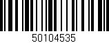 Código de barras (EAN, GTIN, SKU, ISBN): '50104535'