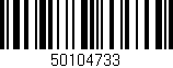 Código de barras (EAN, GTIN, SKU, ISBN): '50104733'