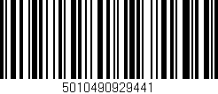 Código de barras (EAN, GTIN, SKU, ISBN): '5010490929441'