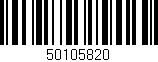 Código de barras (EAN, GTIN, SKU, ISBN): '50105820'