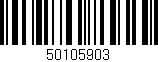 Código de barras (EAN, GTIN, SKU, ISBN): '50105903'