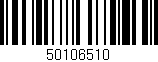 Código de barras (EAN, GTIN, SKU, ISBN): '50106510'