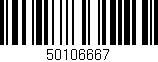 Código de barras (EAN, GTIN, SKU, ISBN): '50106667'