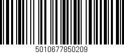 Código de barras (EAN, GTIN, SKU, ISBN): '5010677850209'