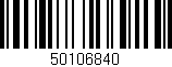 Código de barras (EAN, GTIN, SKU, ISBN): '50106840'