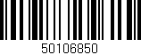Código de barras (EAN, GTIN, SKU, ISBN): '50106850'