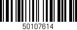 Código de barras (EAN, GTIN, SKU, ISBN): '50107614'