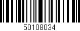Código de barras (EAN, GTIN, SKU, ISBN): '50108034'