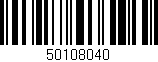 Código de barras (EAN, GTIN, SKU, ISBN): '50108040'