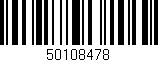 Código de barras (EAN, GTIN, SKU, ISBN): '50108478'