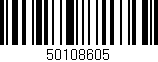 Código de barras (EAN, GTIN, SKU, ISBN): '50108605'