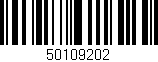Código de barras (EAN, GTIN, SKU, ISBN): '50109202'