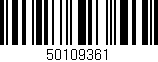 Código de barras (EAN, GTIN, SKU, ISBN): '50109361'