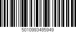 Código de barras (EAN, GTIN, SKU, ISBN): '5010993485949'