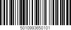 Código de barras (EAN, GTIN, SKU, ISBN): '5010993650101'