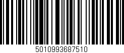 Código de barras (EAN, GTIN, SKU, ISBN): '5010993687510'