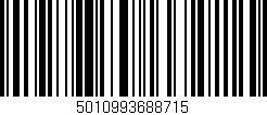Código de barras (EAN, GTIN, SKU, ISBN): '5010993688715'