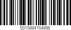 Código de barras (EAN, GTIN, SKU, ISBN): '5010994704896'